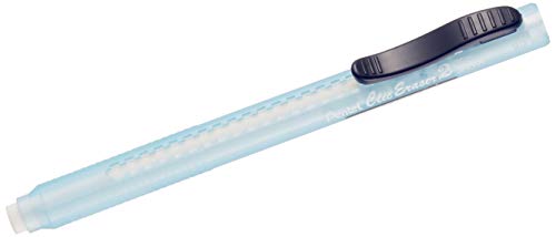 Pentel Borracha Clic Eraser Transparente Azul ZE11T-C