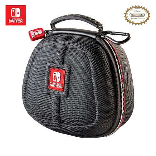 RDS - Officially Licensed Nintendo Switch Game Traveler Controller Case - Hard Shell Ballistic Nylon Case, Securely Holds Your Switch Pro Controller, Mesh Pocket Holds Cables