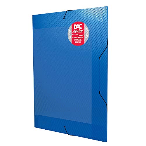 DAC 401PP-AZ, Pasta Polipropileno Ofício, Azul, 332 x 232 mm